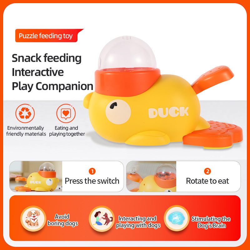 Washable interactive dog treat puzzle feeder