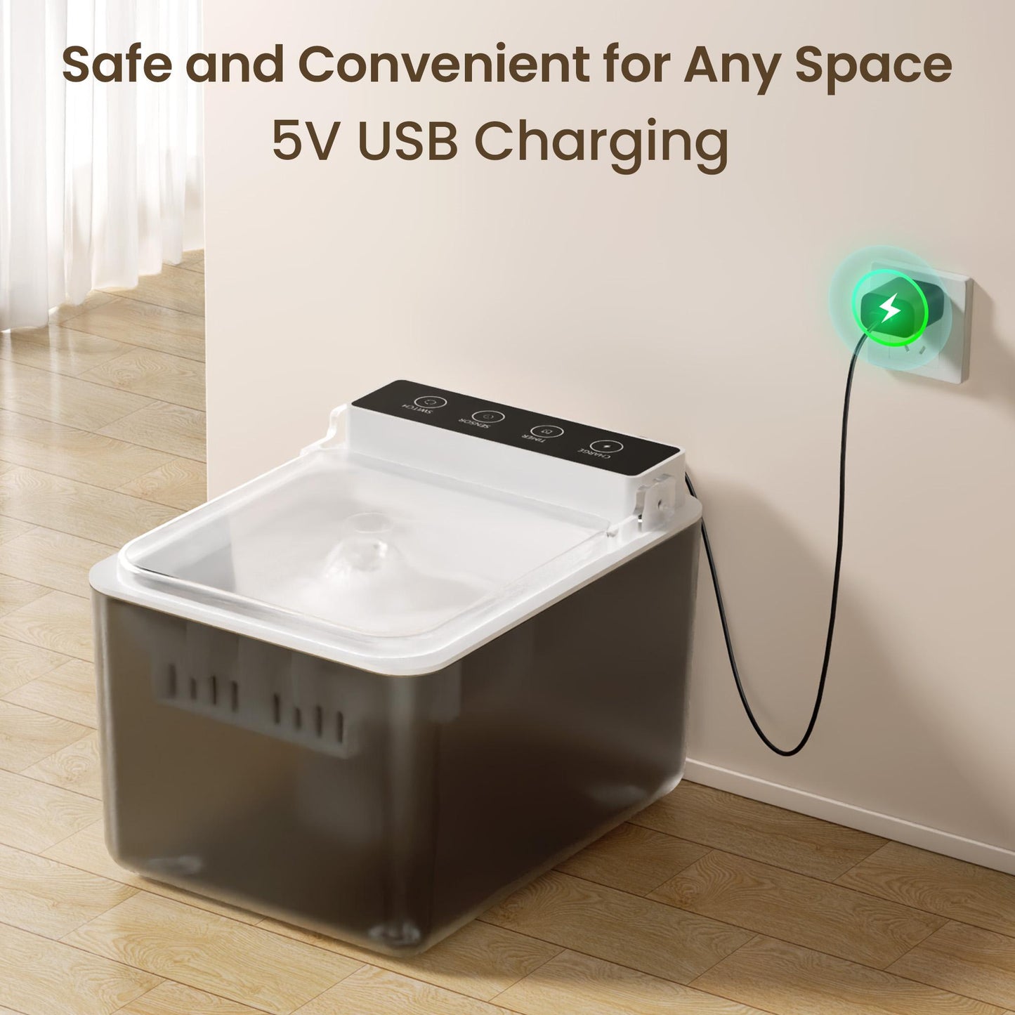 Easy-clean pet drinking fountain components
