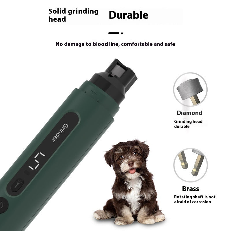 Nail grinder LED light detail