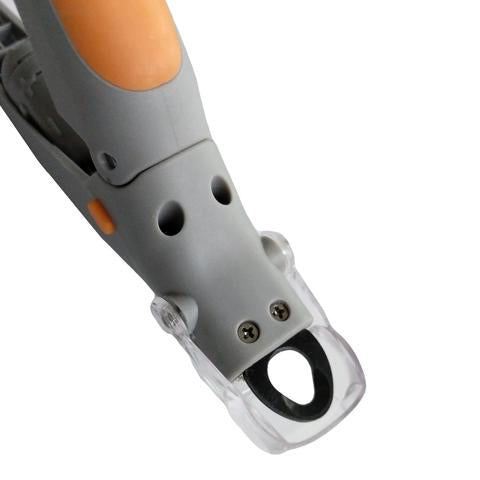 Dog nail clipper LED light showing the quick