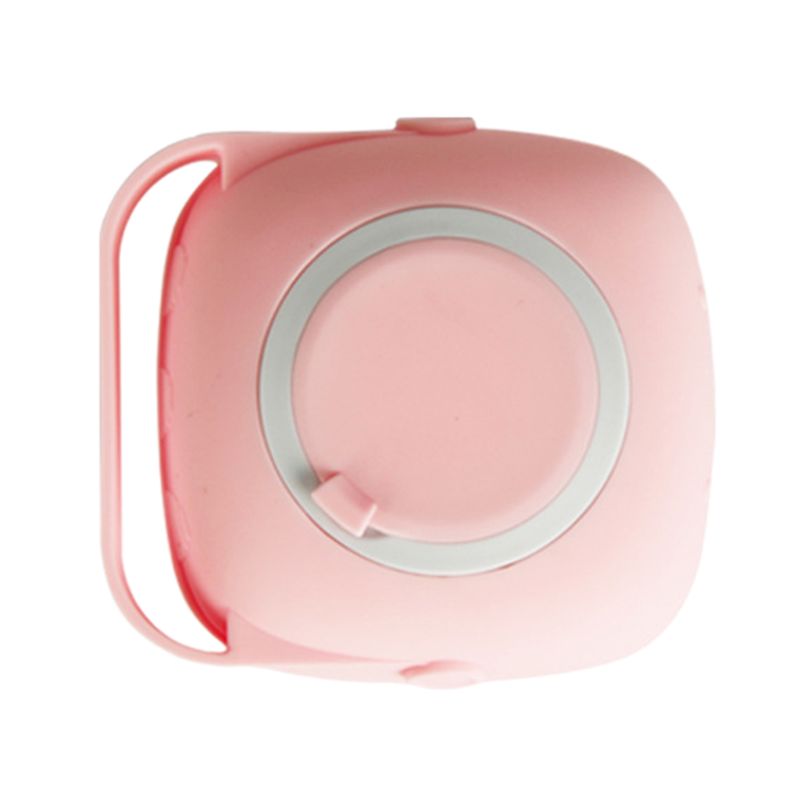 Self-filling silicone bath brush - Pink