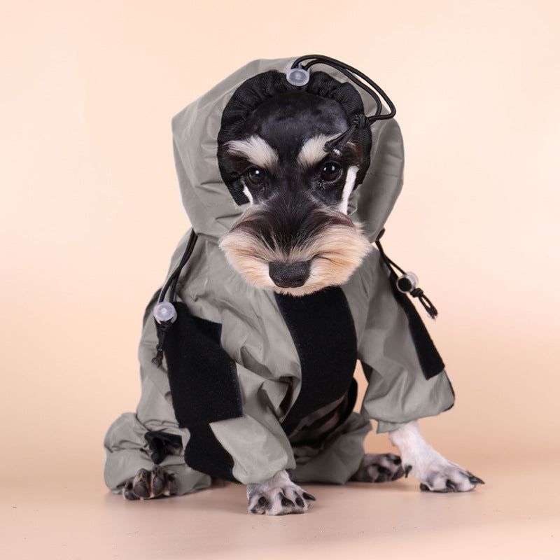 Tactical Reflective Waterproof Dog Raincoat