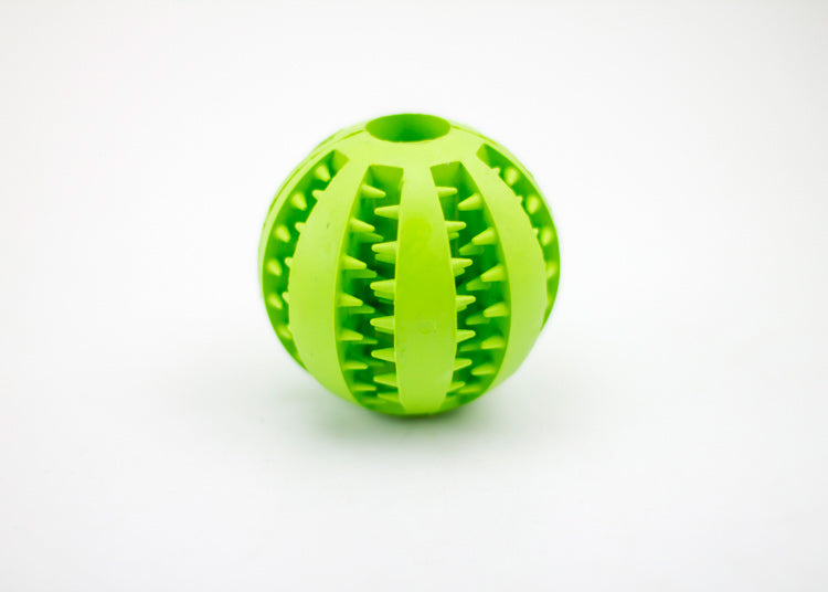 Rubber Treat-Dispensing Ball for Dogs - filled with treats
