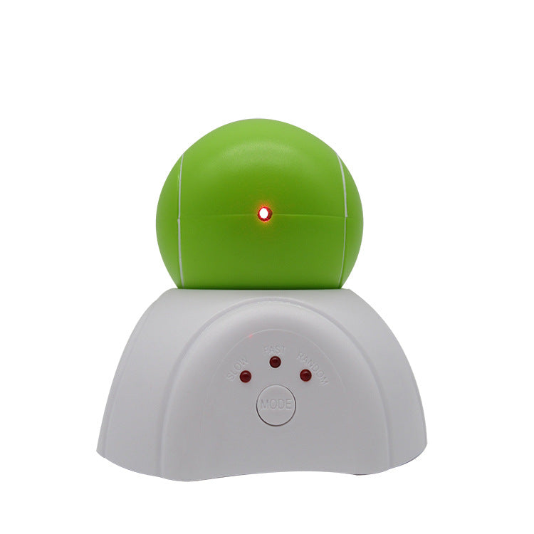 Green rotating laser toy for cats