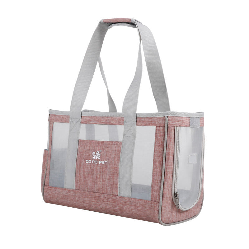Pink travel tote carrier