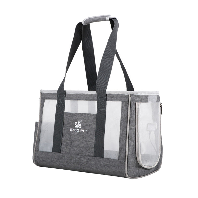 Grey travel tote carrier