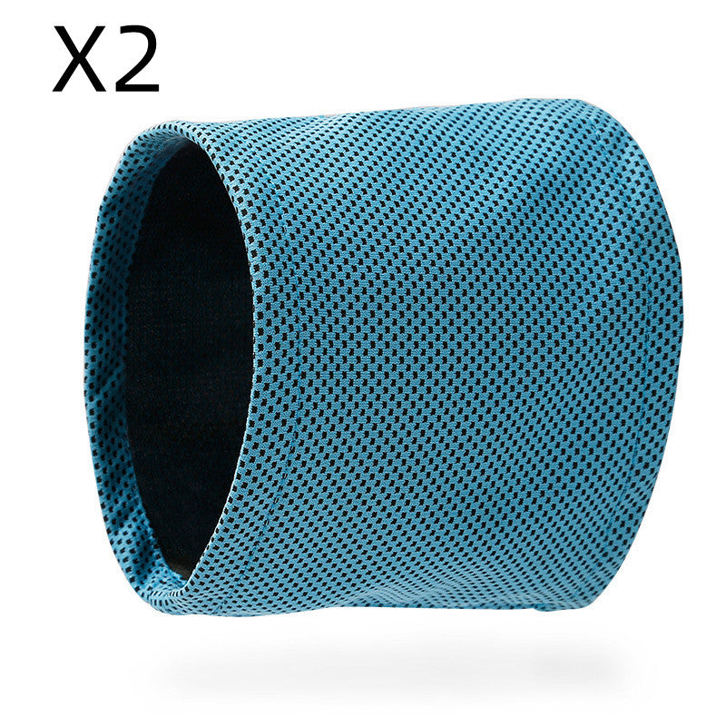Breathable cooling bandana for hot weather walks