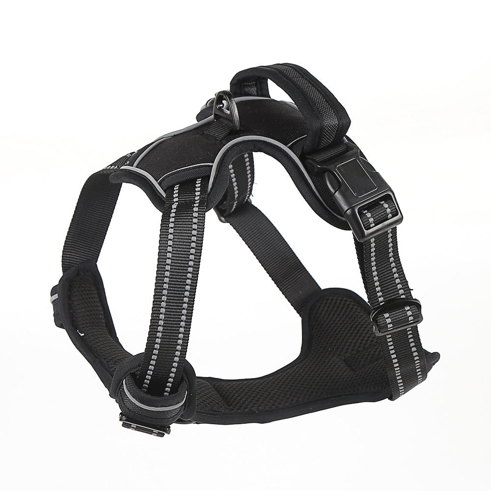 No-Pull Reflective Dog Harness - Red colour