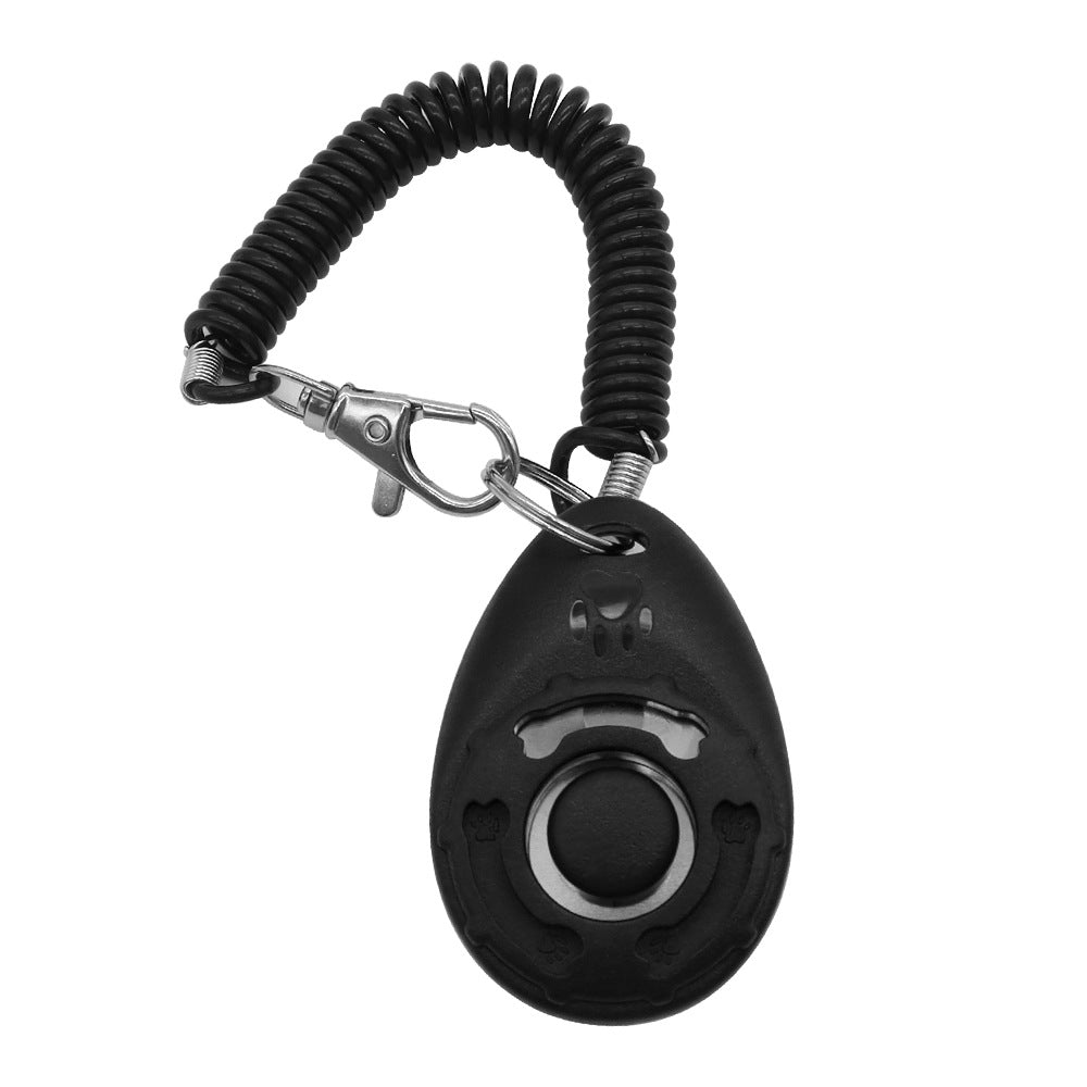 Black dog clicker for reward-based training