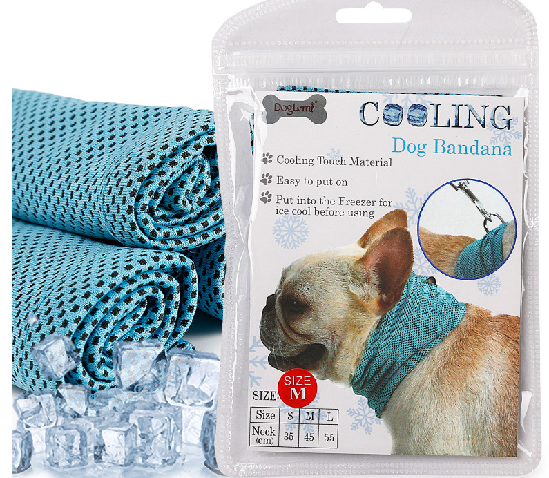 How to activate the cooling dog bandana with water