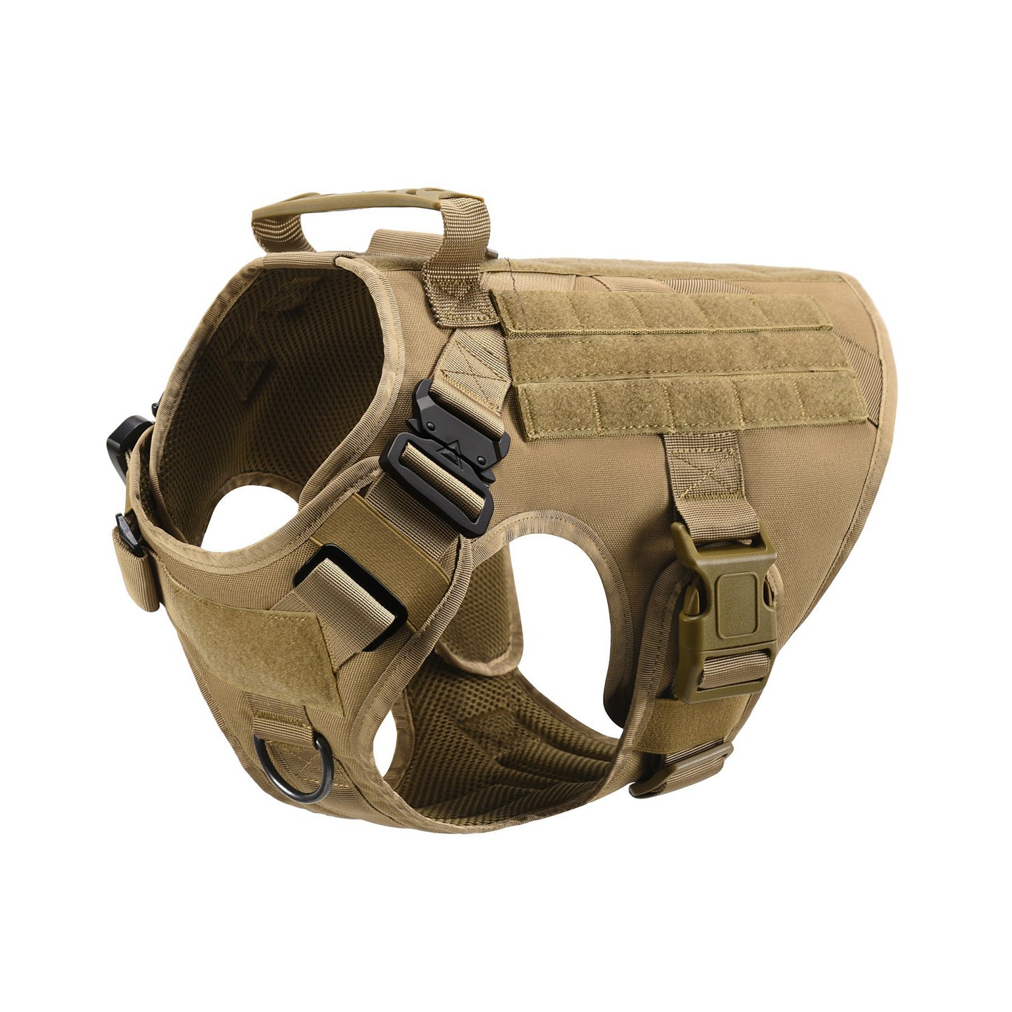 Tactical Trail Harness & Leash Set - Army Green colour