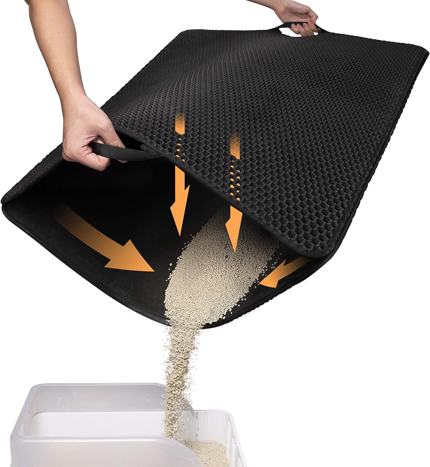 Honeycomb Double-Layer Cat Litter Trapping Mat