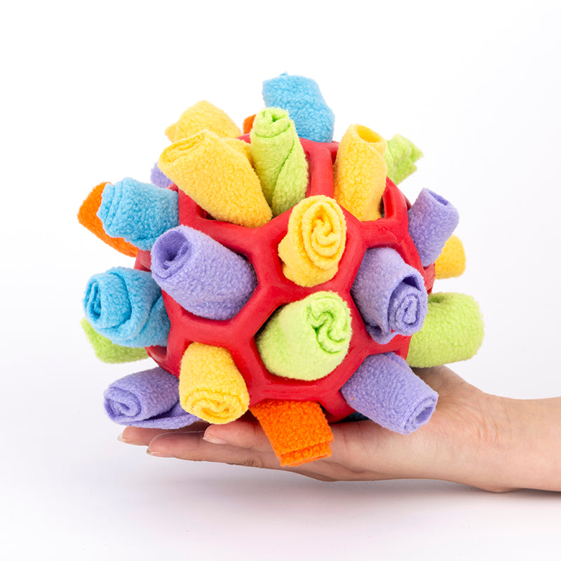 Snuffle ball suitable for puppies and dogs of all sizes