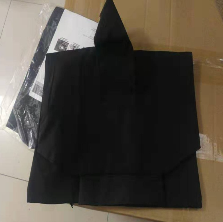 Black breathable pet sling carrier for small dogs