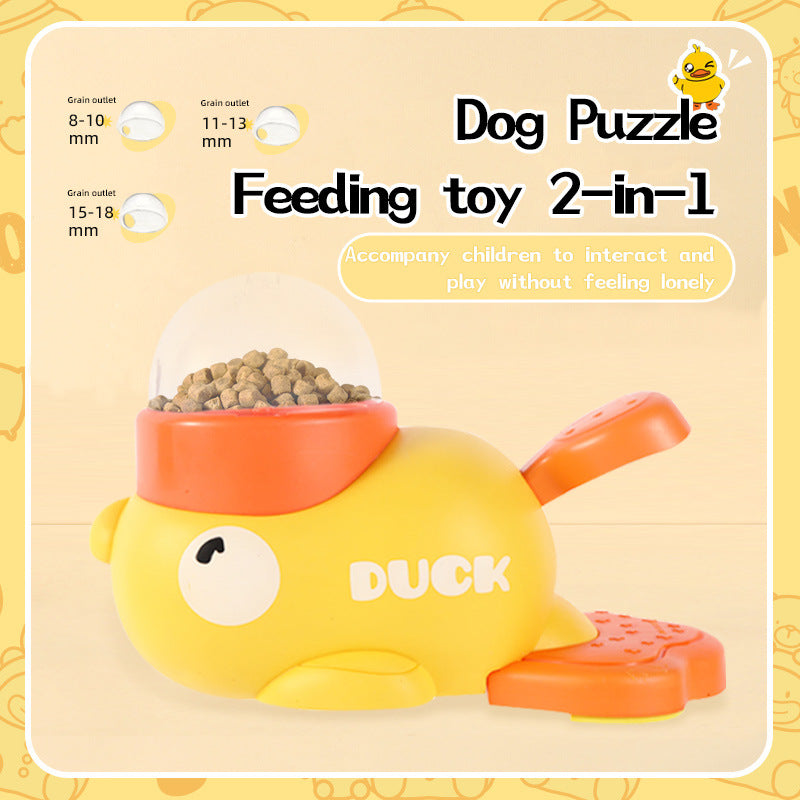 Anti-slip puzzle feeder slowing down fast eaters