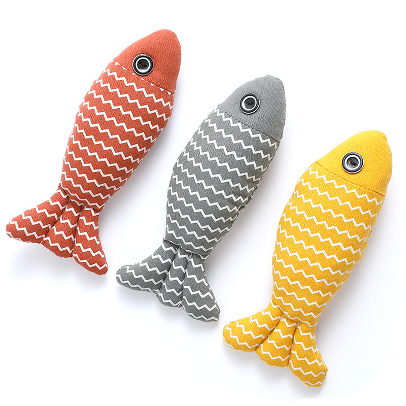 3-pack catnip kicker fish set