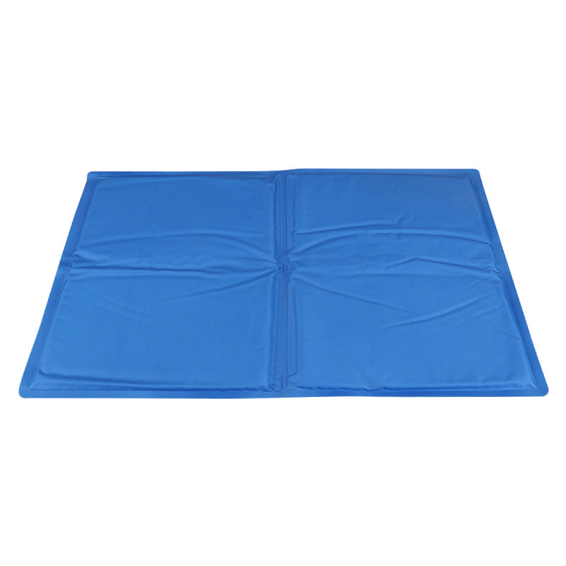 Dog cooling mat wipe-clean surface