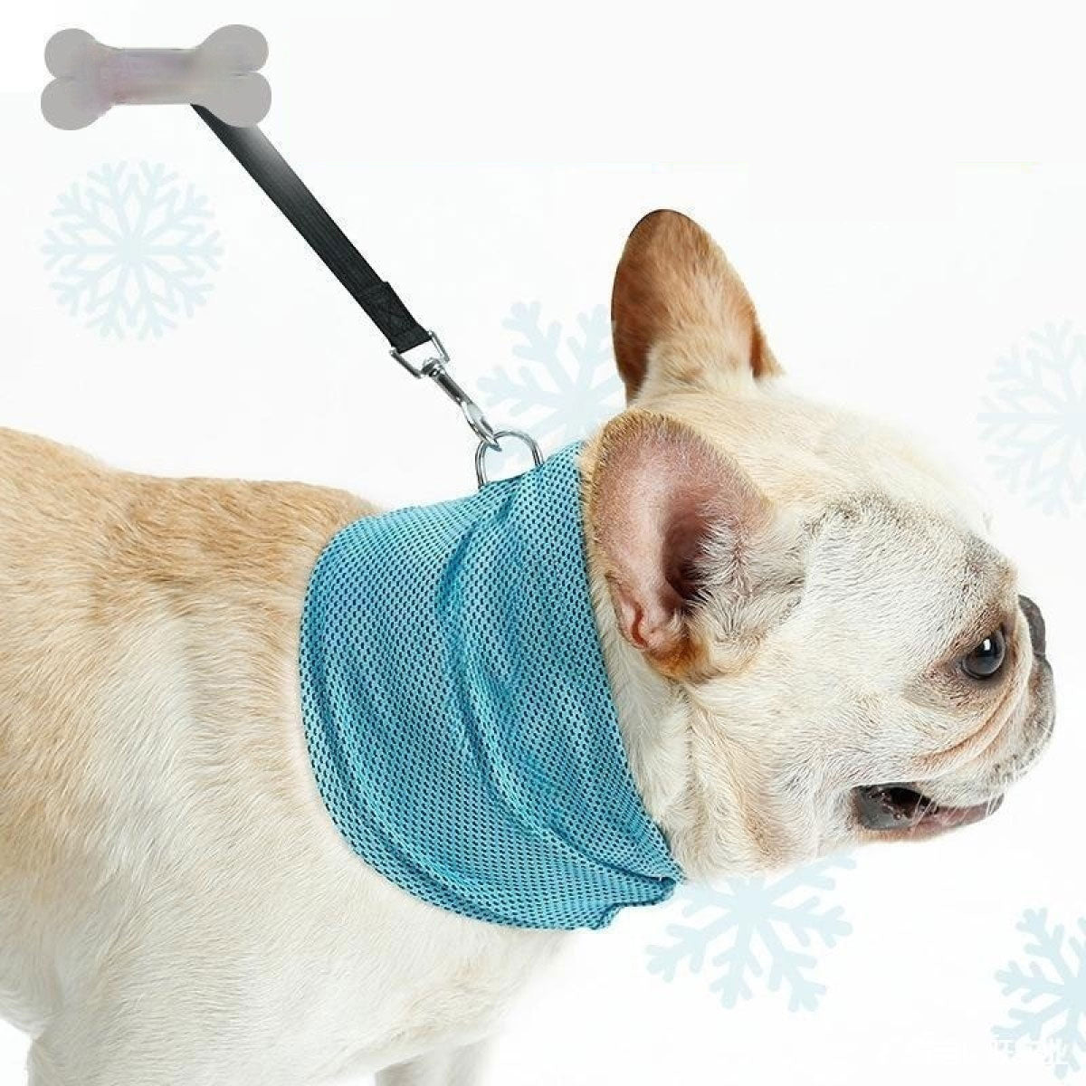 Instant cooling dog bandana summer heat-relief neck wrap