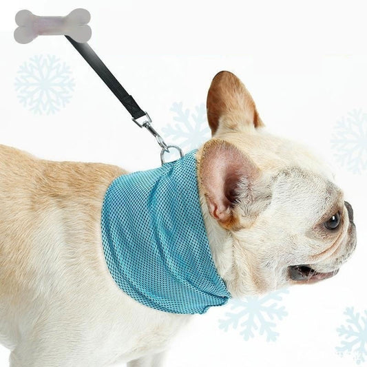 Instant cooling dog bandana summer heat-relief neck wrap