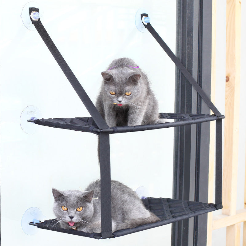 Cat window hammock double layer