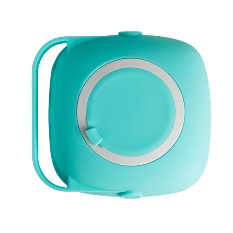 Self-filling silicone bath brush - Blue