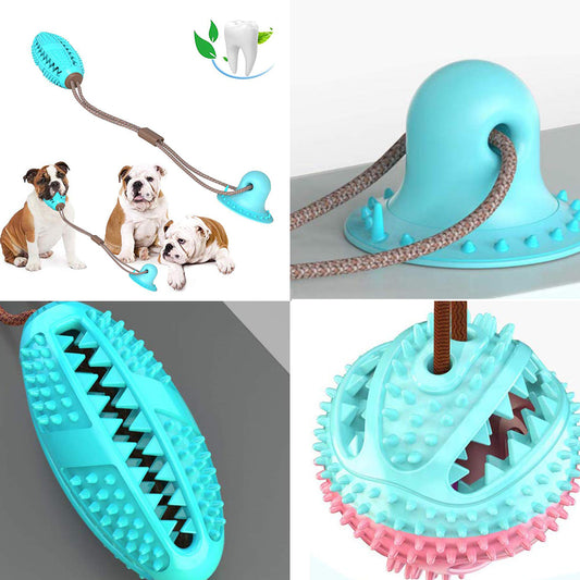 Suction Cup Tug Toy for Dogs - suction cup anchor detail