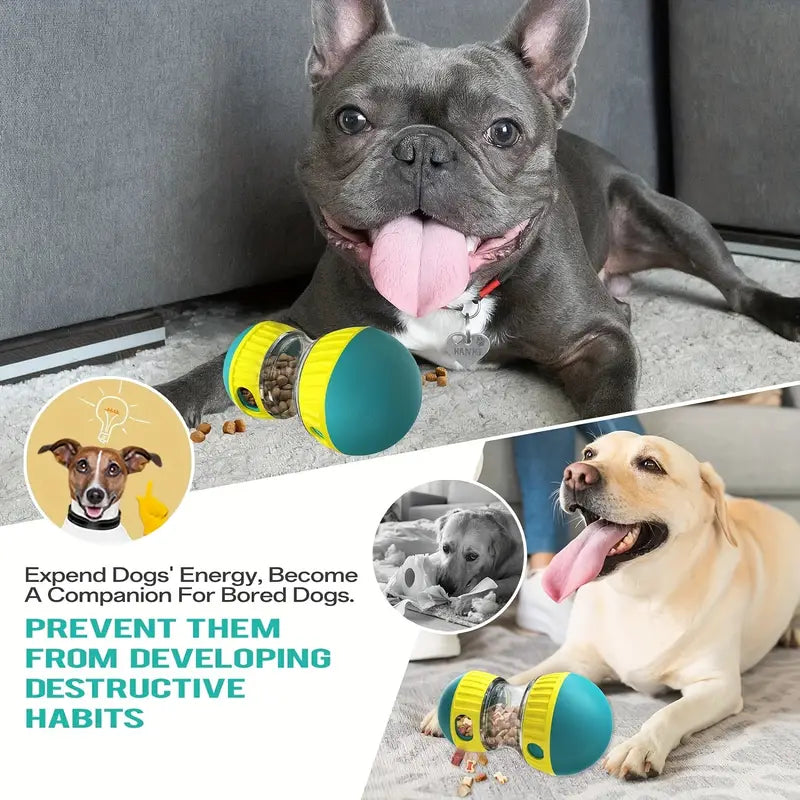 Adjustable food dispensing holes on dog puzzle toy