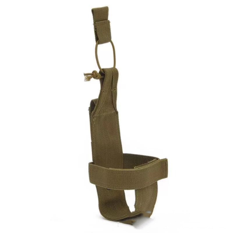 Tactical Trail Harness & Leash Set - MOLLE utility pouch detail