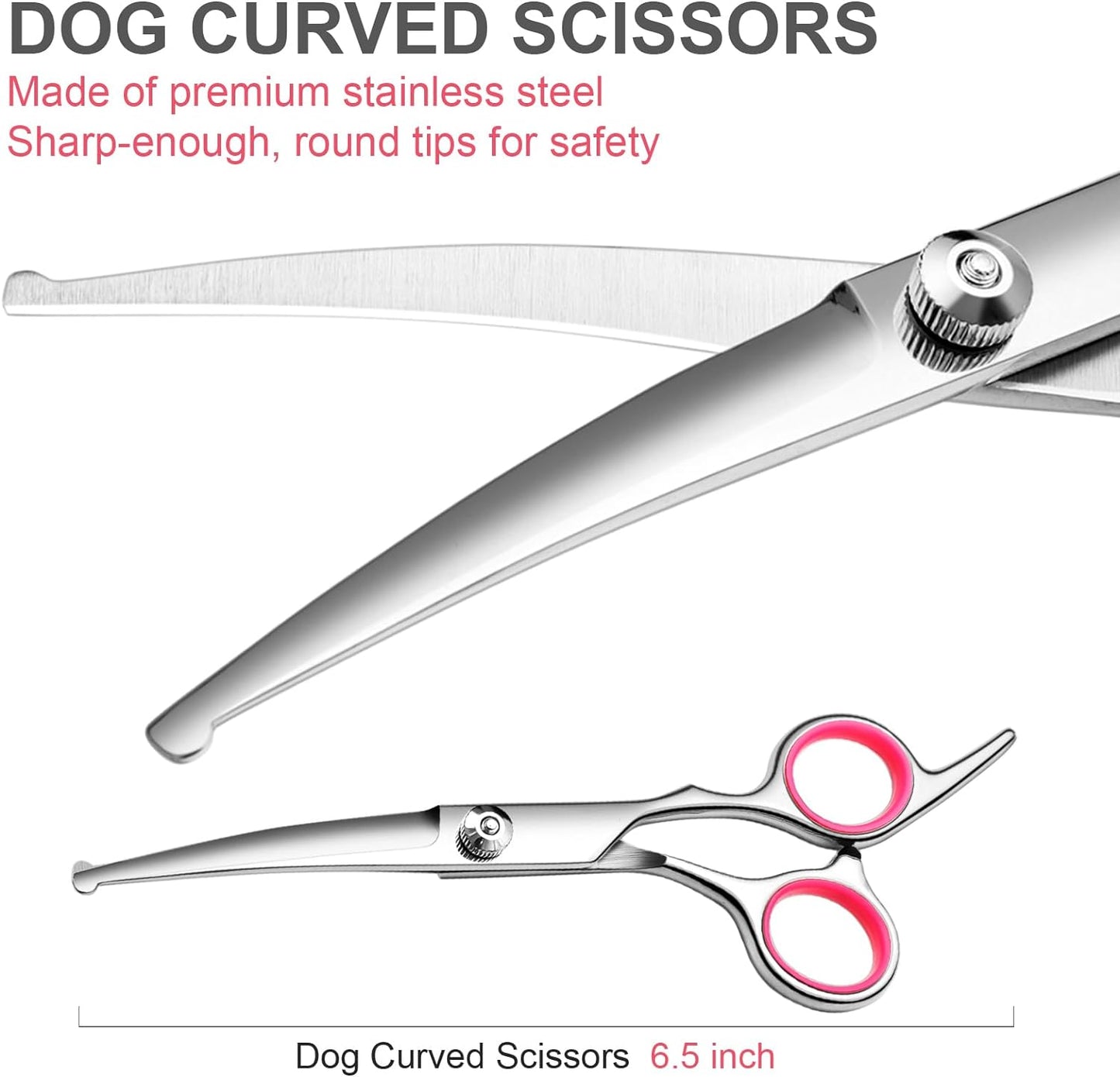 Thinning shears blending pet coat