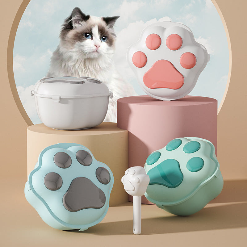 Pawventure airtight pet food storage container with scoop